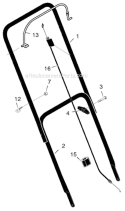 Page A Diagram and Parts List for 224110X48A  Murray Lawn Mower