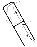 Page A Diagram and Parts List for 224110X8F  Murray Lawn Mower