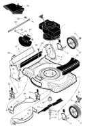 Part Location Diagram of 672675E122 Murray Bracket, Left Handle
