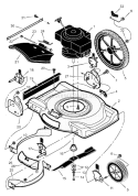 Page B Diagram and Parts List for 22506B  Murray Lawn Mower