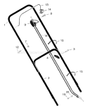 Part Location Diagram of 672566MA Murray S-Cbl-T 43.75 22P Qt