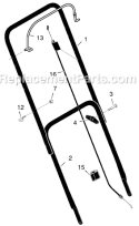 Page A Diagram and Parts List for 225110X00A  Murray Lawn Mower