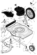 Page B Diagram and Parts List for 225112X24B  Murray Lawn Mower