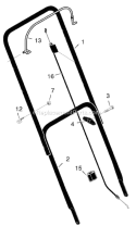 Page A Diagram and Parts List for 225112X99A  Murray Lawn Mower