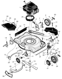 Page B Diagram and Parts List for 226110X24C  Murray Lawn Mower
