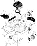 Page B Diagram and Parts List for 226110X50A  Murray Lawn Mower
