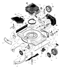 Page B Diagram and Parts List for 22615X14B  Murray Lawn Mower