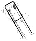 Part Location Diagram of 672656MA Murray T-CBL 22Fd Qtm Rh-R