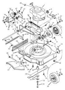 Part Location Diagram of 071046Z Murray Support, Idler