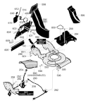 Part Location Diagram of 671839MA Murray Chute Side Disch.3n1