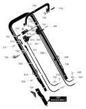 Part Location Diagram of 71713E701MA Murray Handle-22 3N1