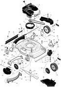 Page B Diagram and Parts List for 228610X30A  Murray Lawn Mower