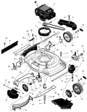 Part Location Diagram of 672111E701MA Murray Extension, Rear