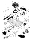 Page B Diagram and Parts List for 228610X50B  Murray Lawn Mower