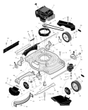 Page B Diagram and Parts List for 228610X68C  Murray Lawn Mower