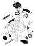 Page B Diagram and Parts List for 228611X50A  Murray Lawn Mower