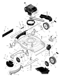 Page B Diagram and Parts List for 228650X50A  Murray Lawn Mower