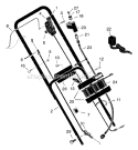 Page B Diagram and Parts List for 228651X99B  Murray Lawn Mower