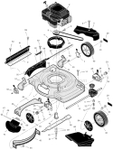 Page B Diagram and Parts List for 22865X50C  Murray Lawn Mower