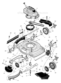 Page B Diagram and Parts List for 228670X31A  Murray Lawn Mower