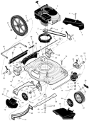 Page B Diagram and Parts List for 229510X99A  Murray Lawn Mower