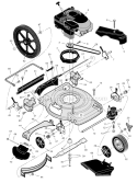 Page B Diagram and Parts List for 229610X83A  Murray Lawn Mower