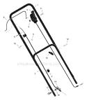 Page B Diagram and Parts List for 229610X89A  Murray Lawn Mower