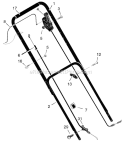 Page B Diagram and Parts List for 229611X48A  Murray Lawn Mower