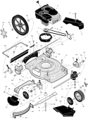 Page B Diagram and Parts List for 229650X48B  Murray Lawn Mower