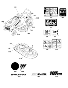 Part Location Diagram of 1752092YP Murray Emt155420