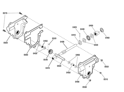 Gear Case Assembly (1753533) Diagram and Parts List for 927ES (1696028)(2011) Murray Snow Blower