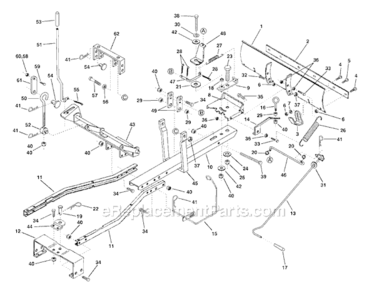 Part Location Diagram of 2X96MA Murray CARRIAGE BOLT