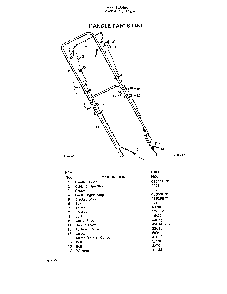 Handle Diagram and Parts List for 0-21643  Murray Lawn Mower