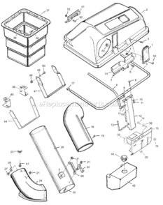 Part Location Diagram of 91944MA Murray Elbow 38 Bagger