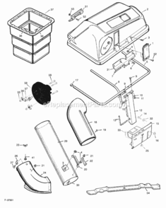 Part Location Diagram of F-97901 Murray Book, Instruction