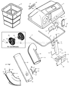 Part Location Diagram of 94784MA Murray CLIP WHEEL WEIGHT
