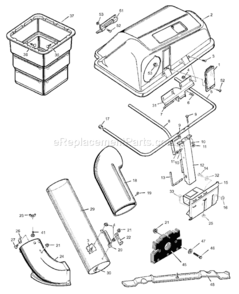 Part Location Diagram of 95101E701MA Murray Single Blade