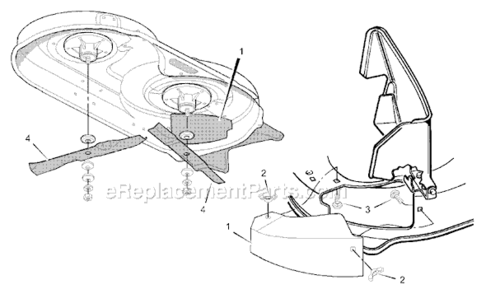 Part Location Diagram of 1001427E701MA Murray Blade