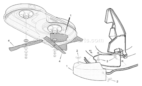 Part Location Diagram of F-98900 Murray Instruction Sheet, Mulcher