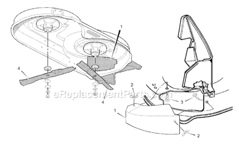 Part Location Diagram of 7102106AYP Murray Blade, 42
