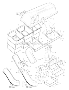 Part Location Diagram of 1X134MA Murray Bolt-hex.31-18x4.12 O