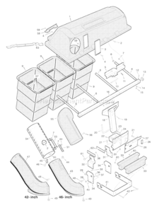 Part Location Diagram of 54752SEMA Murray Plastic Container 1