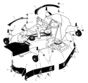 Part Location Diagram of 94118E701MA Briggs and Stratton Baffle lh bottom
