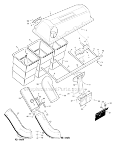 Part Location Diagram of 54563MA Briggs and Stratton AUGER HOUSING RING BL