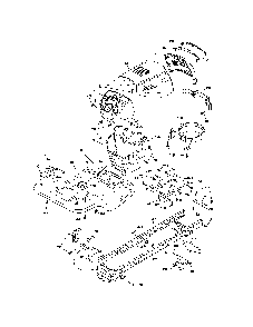 Chassis Diagram and Parts List for MS18542-96044000800  Murray Lawn Tractor
