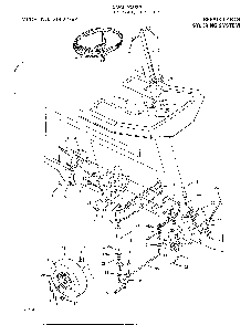Steering system Diagram and Parts List for 3391107  Murray Lawn Tractor