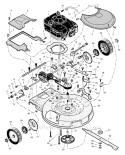 Part Location Diagram of 1001049MA Murray Jackshaft Hsng W/fitt
