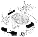 Part Location Diagram of 1101158MA Murray Front Clip