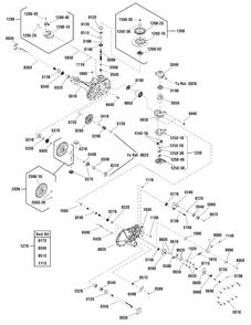 Transmission Service Parts - Hydro Gear 324-0610 (885528) Diagram and Parts List for EMT16538RD (2690927)(2011) Murray Lawn Tractor