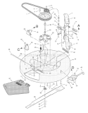 Part Location Diagram of 690410MA Murray Idler Pulley - 3.0 Di